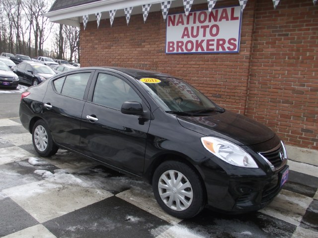 2012 Nissan Versa 4dr Sdn CVT 1.6 SV, available for sale in Waterbury, Connecticut | National Auto Brokers, Inc.. Waterbury, Connecticut