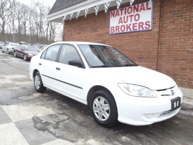 2004 Honda Civic 4dr Sdn VP Auto, available for sale in Waterbury, Connecticut | National Auto Brokers, Inc.. Waterbury, Connecticut