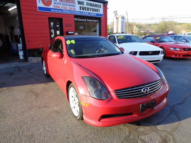 2004 Infiniti G35 Base Rwd 2dr Coupe w/Leather, available for sale in Framingham, Massachusetts | Mass Auto Exchange. Framingham, Massachusetts