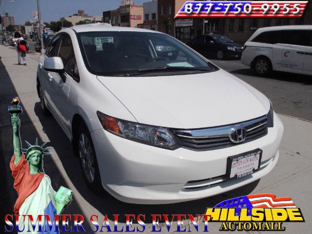 2012 Honda Civic Sdn 4dr Auto LX PZEV, available for sale in Jamaica, New York | Hillside Auto Mall Inc.. Jamaica, New York