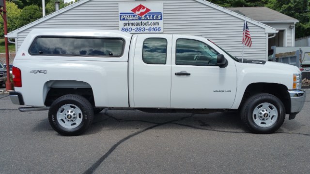 2012 Chevrolet Silverado 2500HD 4WD Ext Cab 144.2" Work Truck, available for sale in Thomaston, CT