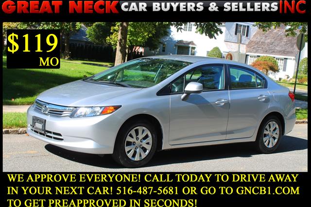 2012 Honda Civic Sdn 4dr Auto LX, available for sale in Great Neck, New York | Great Neck Car Buyers & Sellers. Great Neck, New York