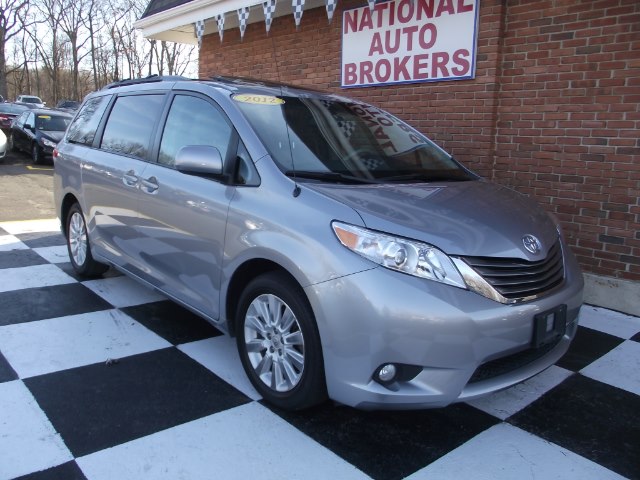 2012 Toyota Sienna 5dr 7-Pass Van V6 XLE AWD, available for sale in Waterbury, Connecticut | National Auto Brokers, Inc.. Waterbury, Connecticut