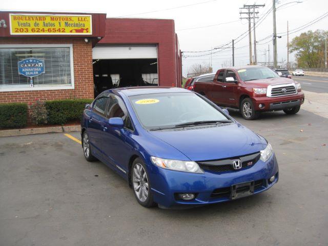 2008 Honda Civic Si Sedan with Performance Tires, available for sale in New Haven, Connecticut | Boulevard Motors LLC. New Haven, Connecticut