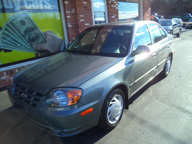 2003 Hyundai Accent 4dr Sdn GL Auto, available for sale in Naugatuck, Connecticut | Riverside Motorcars, LLC. Naugatuck, Connecticut