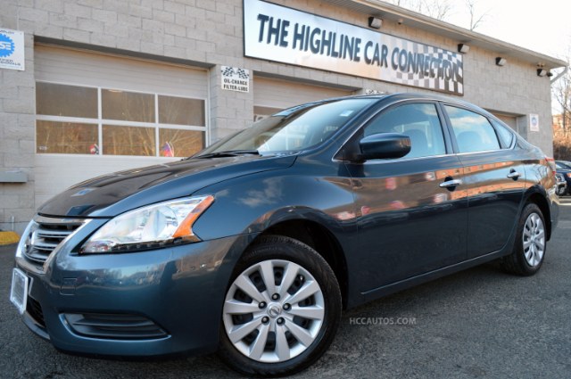 2014 Nissan Sentra 4dr Sdn I4 CVT SV, available for sale in Waterbury, Connecticut | Highline Car Connection. Waterbury, Connecticut