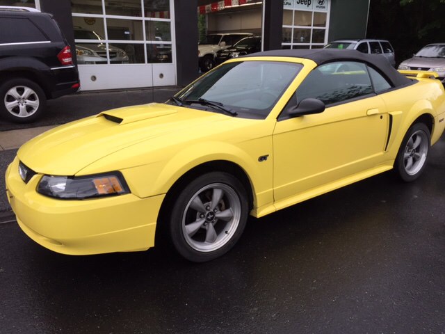 2001 Ford Mustang 2dr Convertible GT Deluxe, available for sale in Milford, Connecticut | Village Auto Sales. Milford, Connecticut
