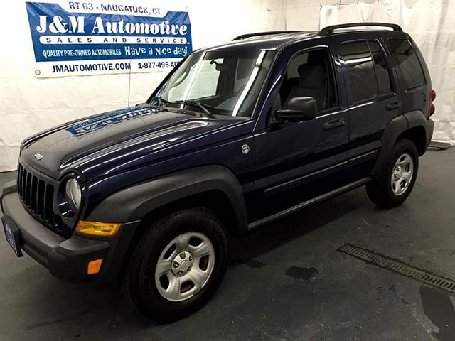 2007 Jeep Liberty 4wd 4d Wagon Sport, available for sale in Naugatuck, Connecticut | J&M Automotive Sls&Svc LLC. Naugatuck, Connecticut