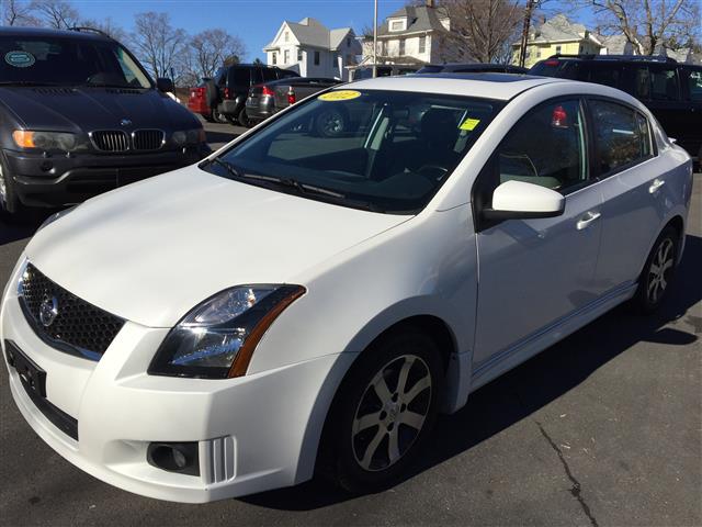 2012 Nissan Sentra 4dr Sdn I4 CVT 2.0 SR, available for sale in New Britain, Connecticut | Central Auto Sales & Service. New Britain, Connecticut