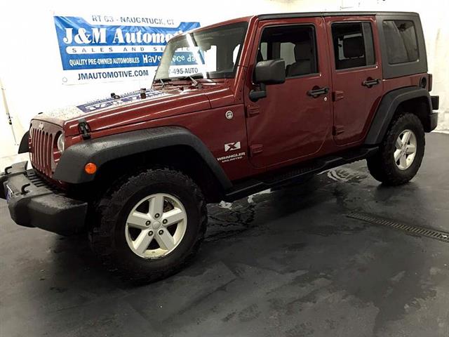2008 Jeep Wrangler Unlimited 4d Convertible 4WD X, available for sale in Naugatuck, Connecticut | J&M Automotive Sls&Svc LLC. Naugatuck, Connecticut