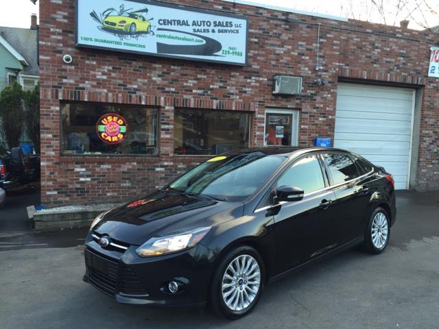 2012 Ford Focus 4dr Sdn Titanium, available for sale in New Britain, Connecticut | Central Auto Sales & Service. New Britain, Connecticut