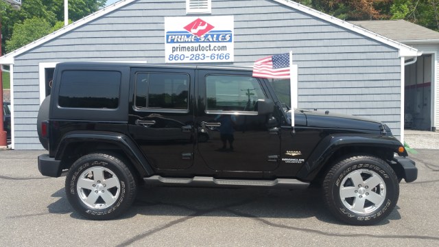 2011 Jeep Wrangler Unlimited 4WD 4dr Sahara, available for sale in Thomaston, CT