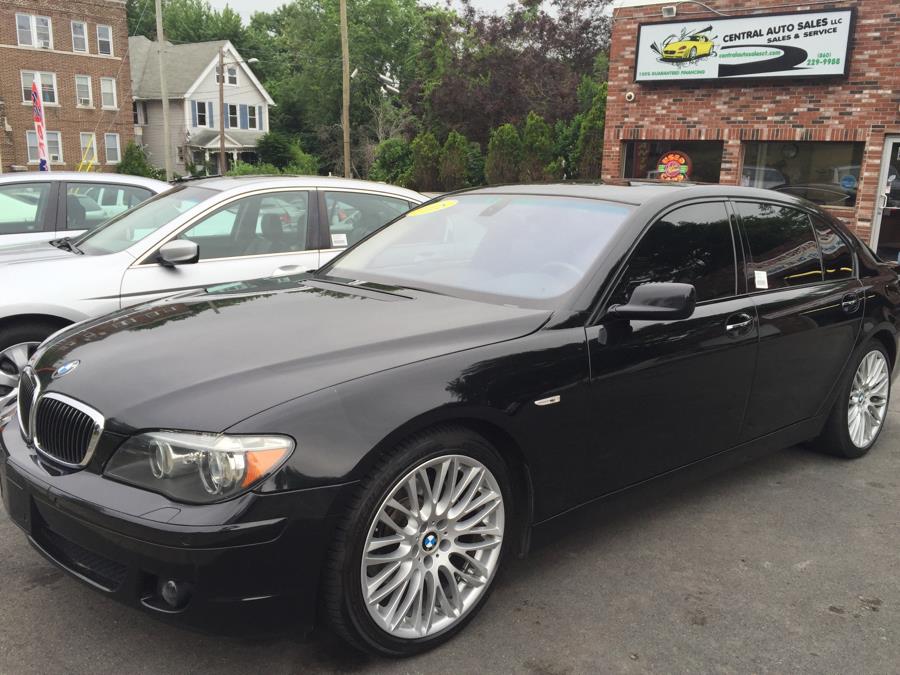 2008 BMW 7 Series 4dr Sdn 750Li, available for sale in New Britain, Connecticut | Central Auto Sales & Service. New Britain, Connecticut