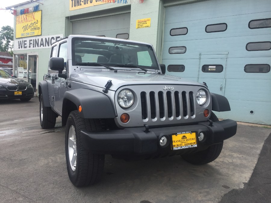 2013 Jeep Wrangler Unlimited 4WD 4dr Sport, available for sale in Hartford, Connecticut | Franklin Motors Auto Sales LLC. Hartford, Connecticut
