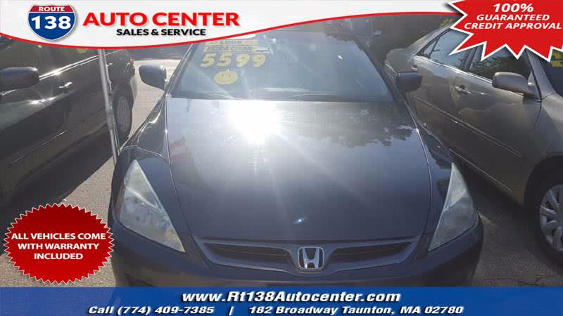 2007 Honda Accord Cpe LX 2dr Coupe (2.4L I4 5A), available for sale in Taunton, Massachusetts | Rt 138 Auto Center Inc . Taunton, Massachusetts
