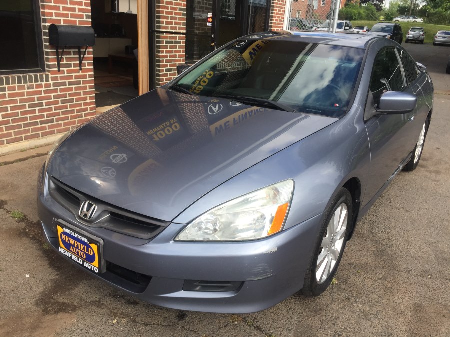 2007 Honda Accord Cpe 2dr V6 AT EXL, available for sale in Middletown, Connecticut | Newfield Auto Sales. Middletown, Connecticut