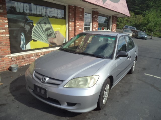 2004 Honda Civic 4dr Sdn VP Auto w/Side Airbags, available for sale in Naugatuck, Connecticut | Riverside Motorcars, LLC. Naugatuck, Connecticut