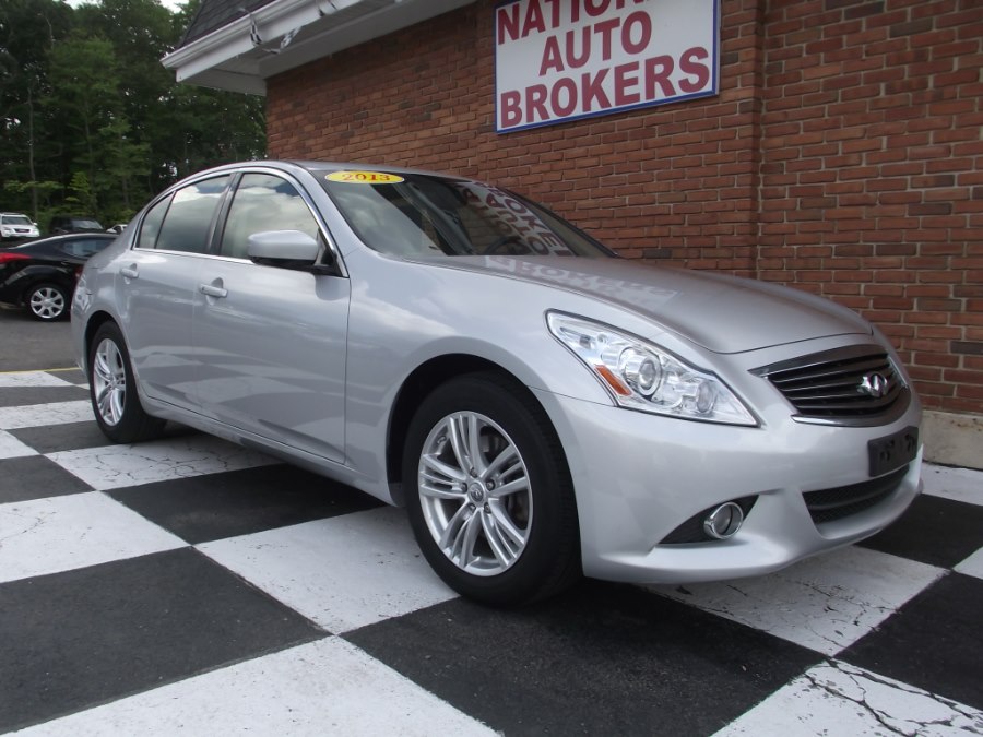 2013 Infiniti G37 Sedan 4dr x AWD NAVIGATION, available for sale in Waterbury, Connecticut | National Auto Brokers, Inc.. Waterbury, Connecticut