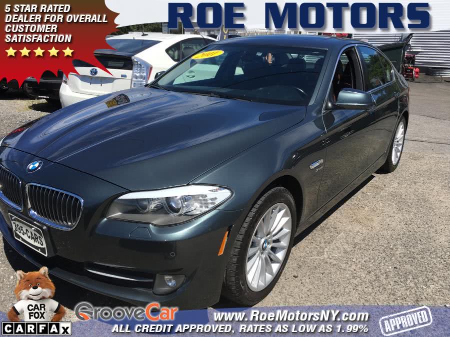 2011 BMW 5 Series 4dr Sdn 535i xDrive AWD, available for sale in Shirley, New York | Roe Motors Ltd. Shirley, New York