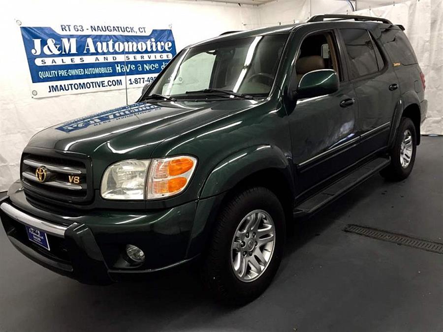 2004 Toyota Sequoia 4wd 4d Wagon Limited, available for sale in Naugatuck, Connecticut | J&M Automotive Sls&Svc LLC. Naugatuck, Connecticut