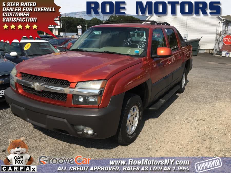 2003 Chevrolet Avalanche 1500 5dr Crew Cab 130" WB 4WD, available for sale in Shirley, New York | Roe Motors Ltd. Shirley, New York
