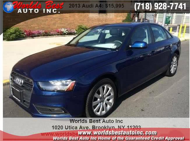 2013 Audi A4 4dr Sdn Auto quattro 2.0T Prem, available for sale in Brooklyn, New York | Worlds Best Auto Inc. Brooklyn, New York