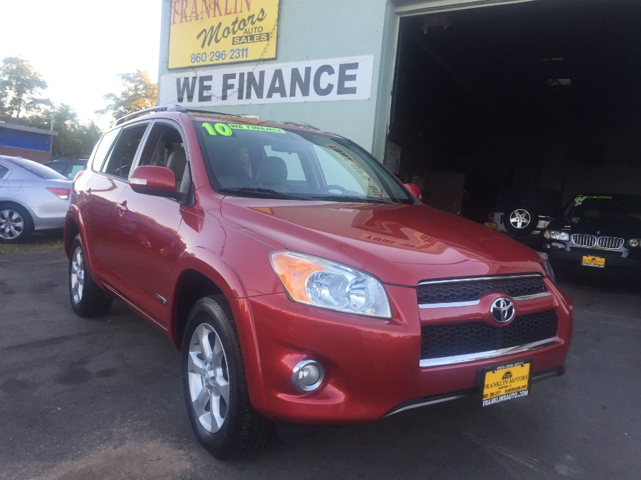 2010 Toyota RAV4 4WD 4dr 4-cyl 4-Spd AT Ltd, available for sale in Hartford, Connecticut | Franklin Motors Auto Sales LLC. Hartford, Connecticut