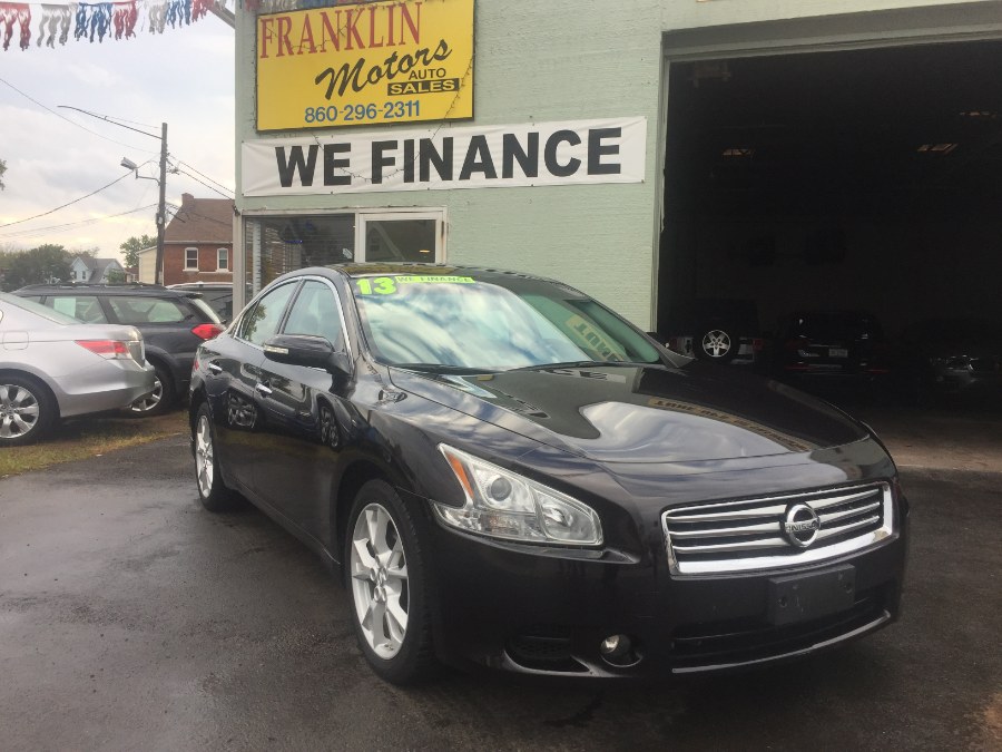 2013 Nissan Maxima 4dr Sdn 3.5 SV w/Premium Pkg, available for sale in Hartford, Connecticut | Franklin Motors Auto Sales LLC. Hartford, Connecticut