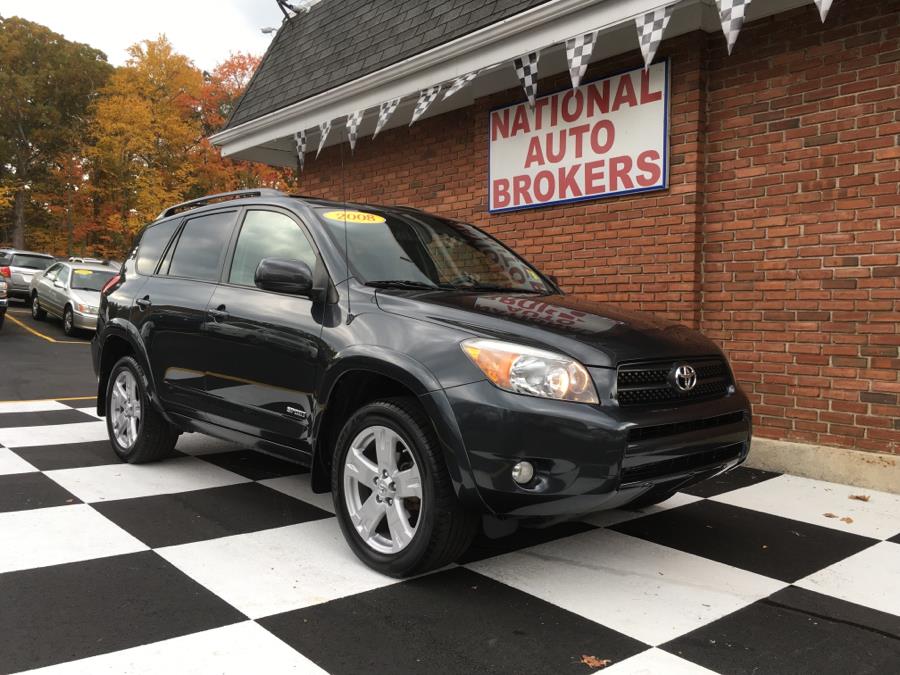 2008 Toyota RAV4 4WD 4dr Sport, available for sale in Waterbury, Connecticut | National Auto Brokers, Inc.. Waterbury, Connecticut