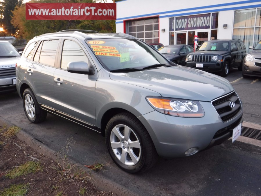 2007 Hyundai Santa Fe AWD 4dr Auto Limited *Ltd Avai, available for sale in West Haven, Connecticut | Auto Fair Inc.. West Haven, Connecticut