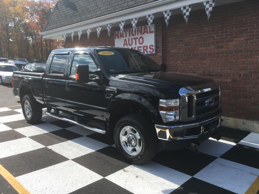 2010 Ford Super Duty F-350 SRW 4WD Crew Cab XLT w/PLOW, available for sale in Waterbury, Connecticut | National Auto Brokers, Inc.. Waterbury, Connecticut