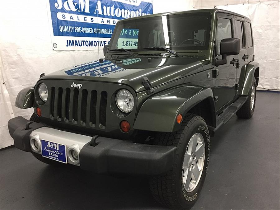 2009 Jeep Wrangler Unlimited 4d Convertible 4WD Sahara, available for sale in Naugatuck, Connecticut | J&M Automotive Sls&Svc LLC. Naugatuck, Connecticut