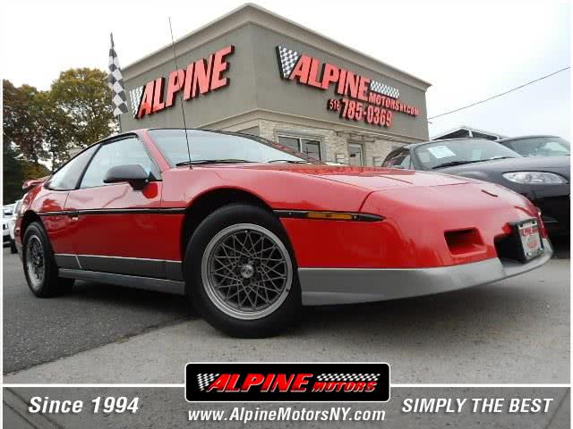 1986 Pontiac Fiero 2dr Coupe Sport GT, available for sale in Wantagh, New York | Alpine Motors Inc. Wantagh, New York