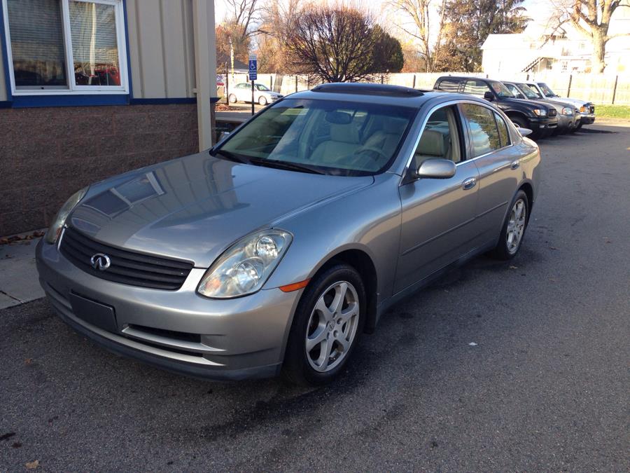 2004 Infiniti G35 Sedan 4dr Sdn AWD Auto w/Leather, available for sale in East Windsor, Connecticut | Century Auto And Truck. East Windsor, Connecticut