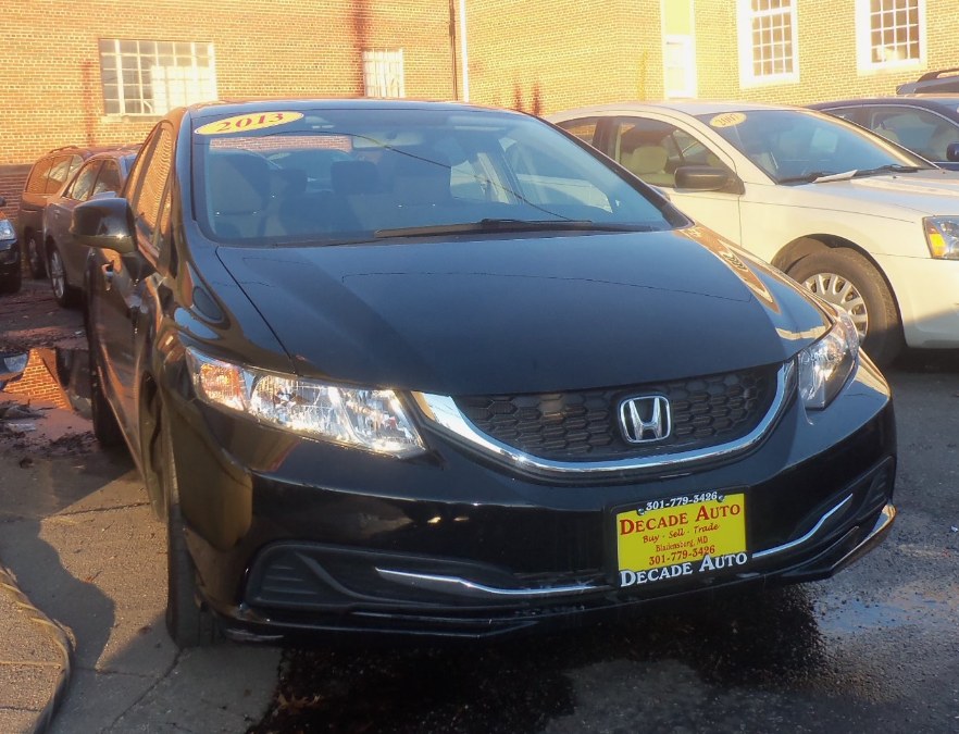 2013 Honda Civic Sdn 4dr Auto EX, available for sale in Bladensburg, Maryland | Decade Auto. Bladensburg, Maryland