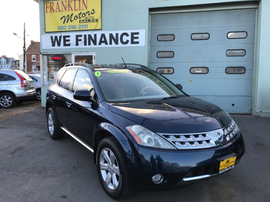 2007 Nissan Murano AWD 4dr SL, available for sale in Hartford, Connecticut | Franklin Motors Auto Sales LLC. Hartford, Connecticut