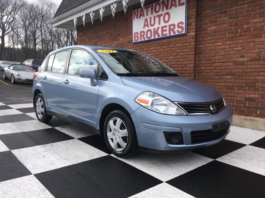 2011 Nissan Versa 5dr HB I4 Auto 1.8 S, available for sale in Waterbury, Connecticut | National Auto Brokers, Inc.. Waterbury, Connecticut