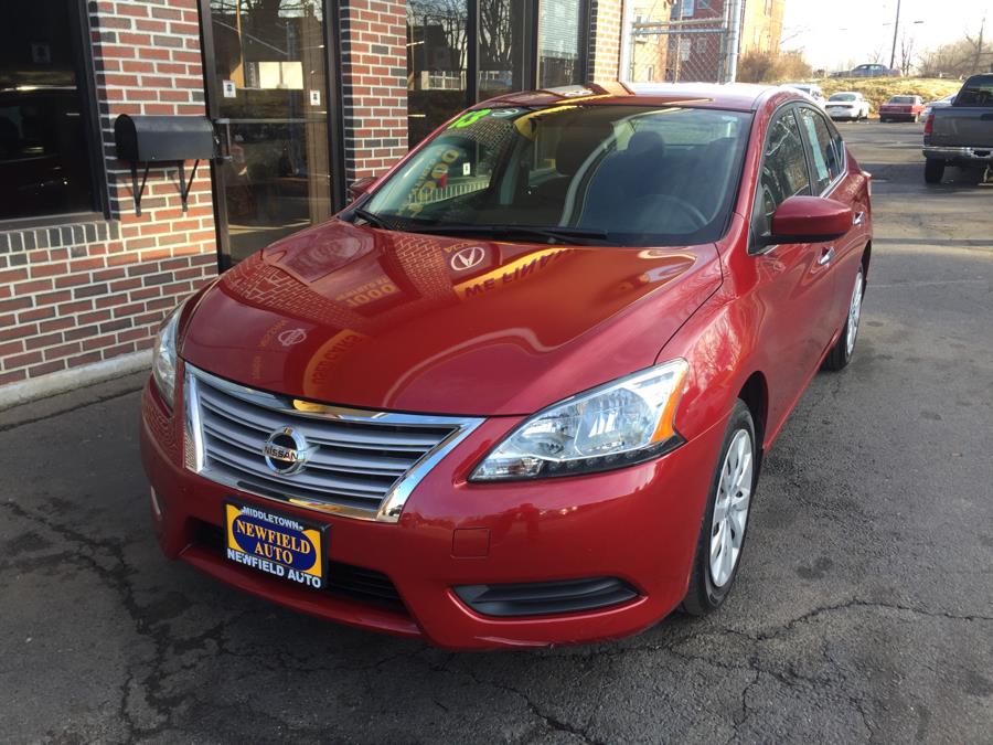2013 Nissan Sentra 4dr Sdn I4 CVT S, available for sale in Middletown, Connecticut | Newfield Auto Sales. Middletown, Connecticut