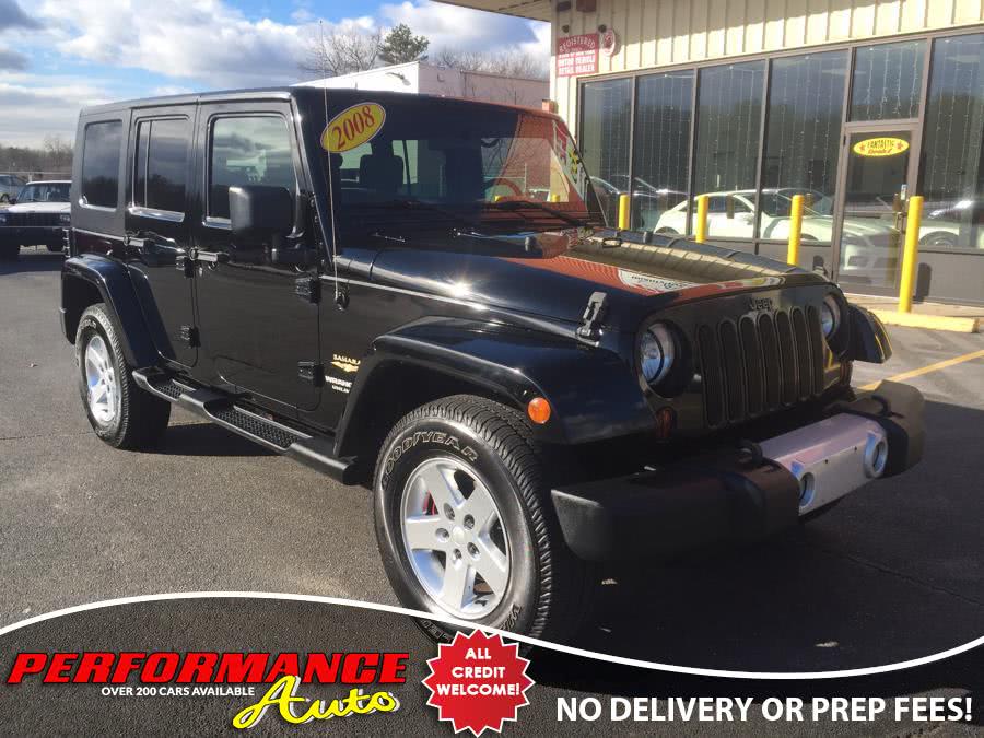 2008 Jeep Wrangler Unlimited 4WD 4dr Sahara, available for sale in Bohemia, New York | Performance Auto Inc. Bohemia, New York
