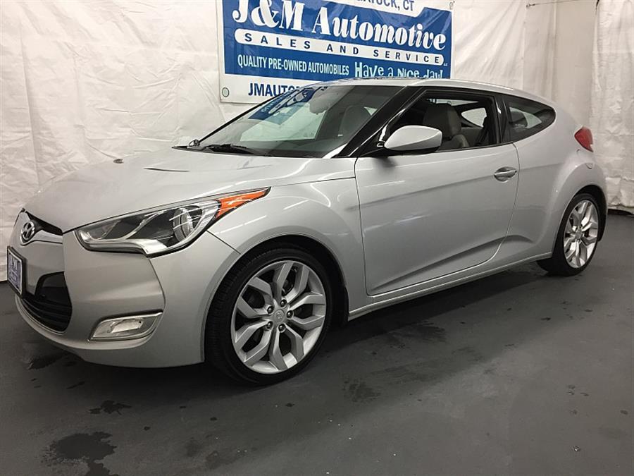 2012 Hyundai Veloster 3d Coupe w/Red/Black Seats Auto, available for sale in Naugatuck, Connecticut | J&M Automotive Sls&Svc LLC. Naugatuck, Connecticut