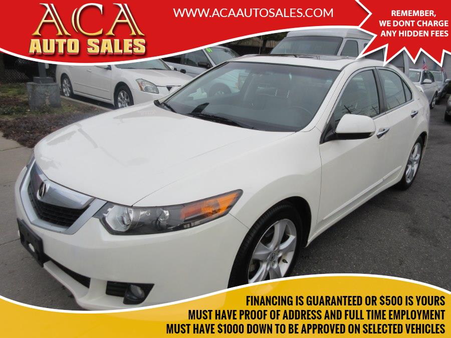 2010 Acura TSX 4dsd white tsx, available for sale in Lynbrook, New York | ACA Auto Sales. Lynbrook, New York