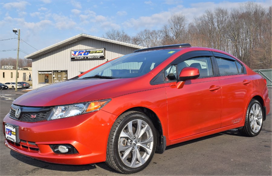 2012 Honda Civic Sdn 4dr Man Si w/Summer Tires, available for sale in Berlin, Connecticut | Tru Auto Mall. Berlin, Connecticut