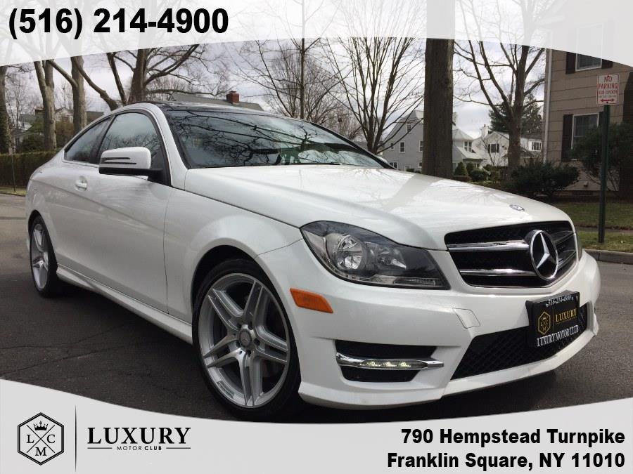 2014 Mercedes-Benz C-Class 2dr Cpe C350 4MATIC, available for sale in Franklin Square, New York | Luxury Motor Club. Franklin Square, New York