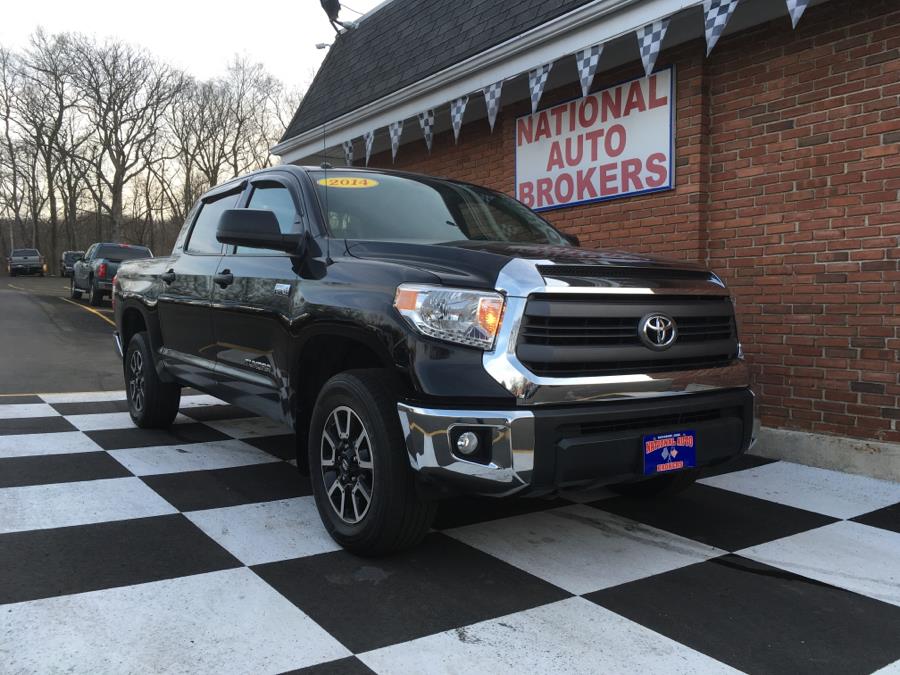 2014 Toyota Tundra 4WD Truck CrewMax 5.7L V8 AT SR5, available for sale in Waterbury, Connecticut | National Auto Brokers, Inc.. Waterbury, Connecticut