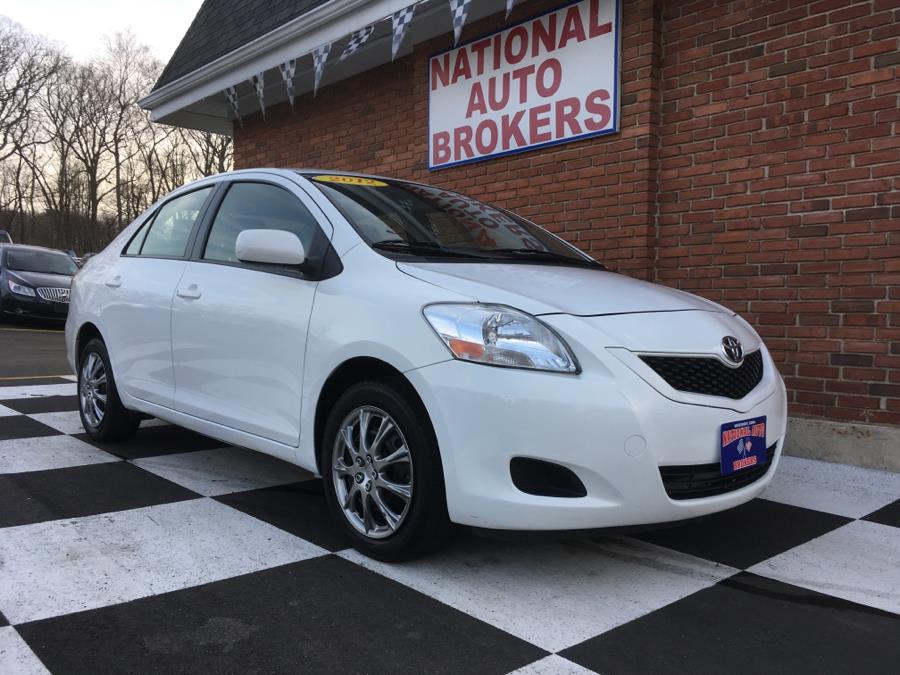 2012 Toyota Yaris 4dr Sdn Auto, available for sale in Waterbury, Connecticut | National Auto Brokers, Inc.. Waterbury, Connecticut