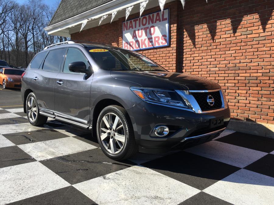 2014 Nissan Pathfinder 4WD 4dr Platinum, available for sale in Waterbury, Connecticut | National Auto Brokers, Inc.. Waterbury, Connecticut