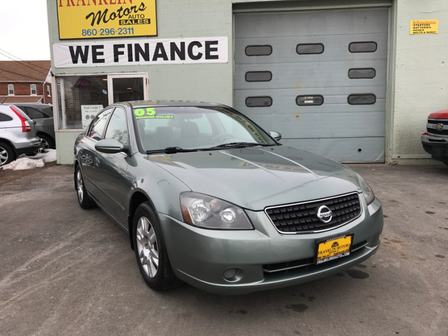 2005 Nissan Altima 4dr Sdn I4 Auto 2.5 S PZEV, available for sale in Hartford, Connecticut | Franklin Motors Auto Sales LLC. Hartford, Connecticut