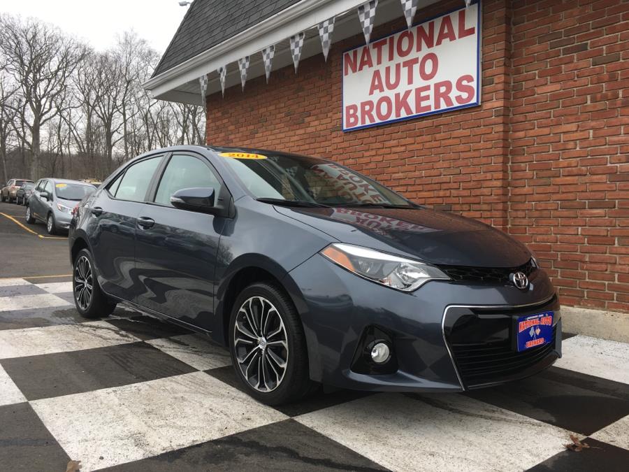 2014 Toyota Corolla 4dr Sdn  S Premium, available for sale in Waterbury, Connecticut | National Auto Brokers, Inc.. Waterbury, Connecticut