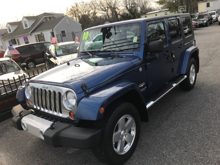2010 Jeep Wrangler Unlimited 4WD 4dr Sahara, available for sale in Huntington Station, New York | Huntington Auto Mall. Huntington Station, New York