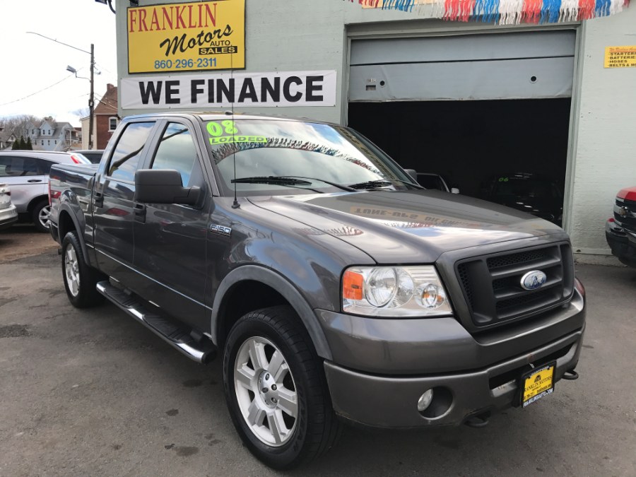 2008 Ford F-150 superCrew fx4 4wd, available for sale in Hartford, Connecticut | Franklin Motors Auto Sales LLC. Hartford, Connecticut